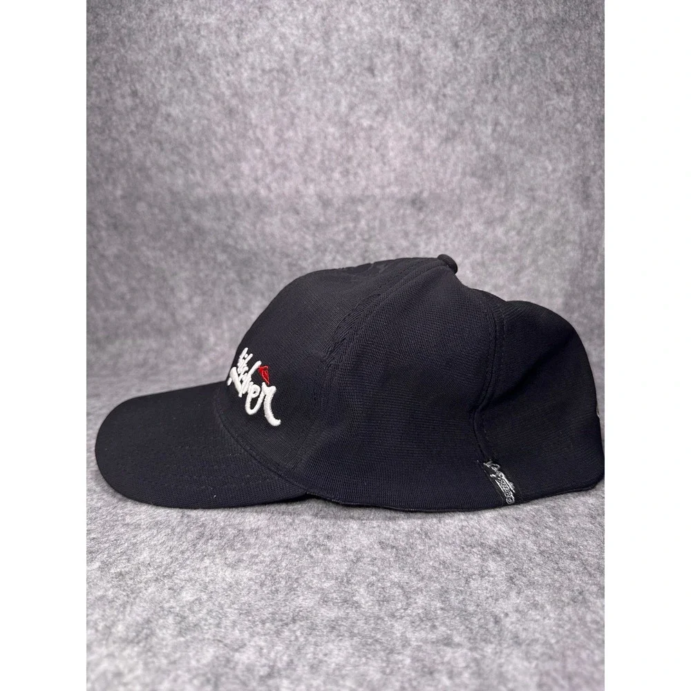 Quiksilver Mens Baseball Cap Black Embroidered Logo Paisley Pattern Hat